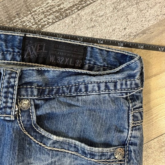 Men's TK Axel Treadwell Relaxed Straight Leg Jeans - 32 x 32 - Picture 7 of 9